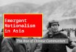 Emergent Nationalism in Asia