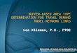 Buffer-based Area Type Determination for Travel Demand Model Network Links