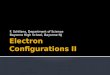 Electron Configurations II