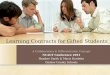 Learning Contracts for Gifted Students
