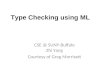 Type  Checking using ML