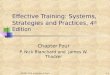 Effective Training: Systems, Strategies and Practices,  4 th   Edition