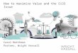 How to maximise Value and the S133 Issue