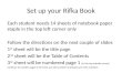 Set up your Rifka Book