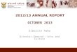 2012/13 ANNUAL REPORT OCTOBER 2013