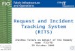 Request and Incident Tracking System (RITS) Zhechka Toteva on behalf of the Remedy team  FIO/FD