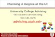 Planning A Degree at the U!