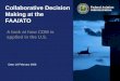 Collaborative Decision Making at the FAA/ATO