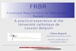 FRBR Functional Requirements for Bibliographic Record