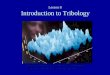 Lesson 8 Introduction to Tribology