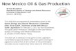 New Mexico Oil & Gas Production
