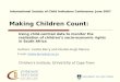 Making Children Count: