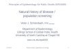Natural history of disease /  population screening