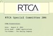 RTCA Special Committee 206