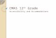 CMAS 12 th  Grade
