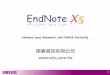 EndNote X 5 Advance your Research and Publish Instantly