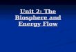 Unit 2: The Biosphere and Energy Flow