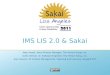 IMS LIS 2.0 & Sakai