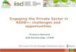 Engaging the Private Sector in REDD+: challenges and opportunities