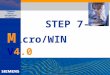 STEP 7- M icro/WIN  V 4.0