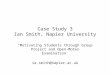 Case Study 3 Ian Smith, Napier University