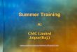 Summer Training At CMC Limited Jaipur(Raj.)