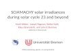 SCIAMACHY solar irradiances during solar cycle 23 and beyond