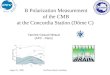 B Polarization Measurement of the CMB at the Concordia Station (Dôme C)