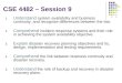 CSE 4482 – Session 9