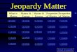 Jeopardy Matter