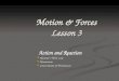 Motion & Forces Lesson 3