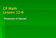 CP  Math Lesson 12-6