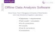 Offline Data Analysis Software