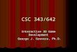 CSC 343/642