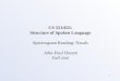 CS 551/651: Structure of Spoken Language Spectrogram Reading: Nasals John-Paul Hosom Fall  2010