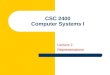 CSC 2400 Computer Systems I