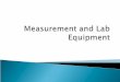 Measurement and Lab Equipment