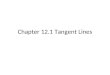 Chapter 12.1 Tangent Lines