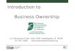 Introduction to                            Business Ownership
