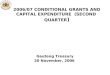 2006/07 CONDITIONAL GRANTS AND CAPITAL EXPENDITURE  (SECOND  QUARTER )