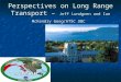 Perspectives on Long Range Transport –  Jeff Lundgren and Ian McKendry Geog/ATSC UBC