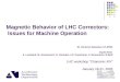 Magnetic Behavior of LHC Correctors:  Issues for Machine Operation