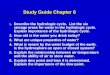 Study Guide Chapter 6