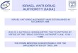 ISRAEL ANTI-DRUG AUTHORITY (IADA)