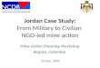 Jordan Case Study: From Military to Civilian  NGO-led mine action