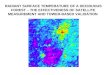 RADIANT SURFACE TEMPERATURE OF A DECIDUOUS       FOREST – THE EFFECTIVENESS OF SATELLITE