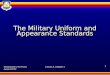 The Military Uniform and Appearance Standards