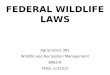 FEDERAL WILDLIFE LAWS