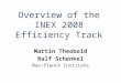 Overview of the INEX 2008 Efficiency Track