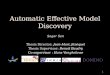 Automatic Effective Model Discovery
